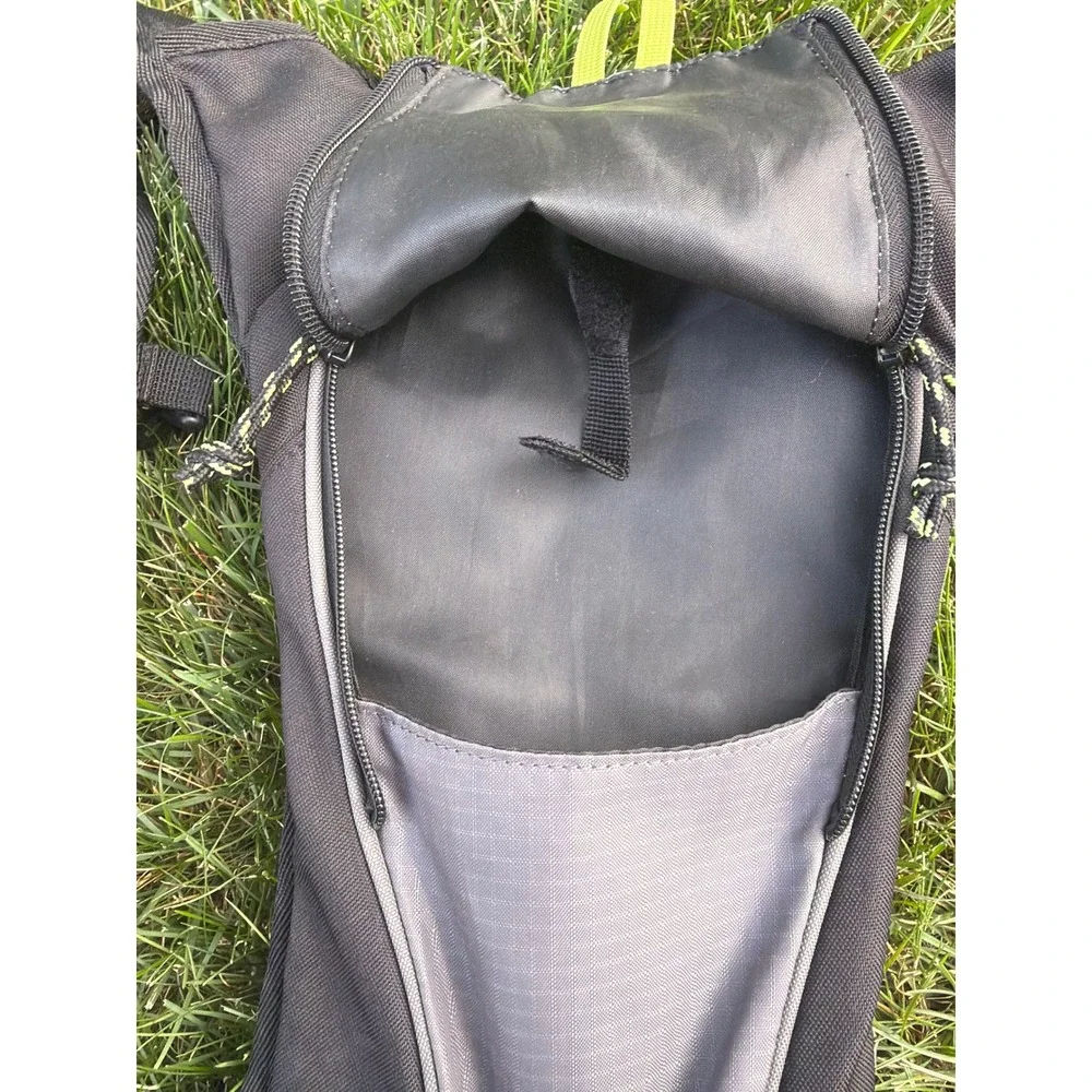 Ozark Trail Hydration Pack Backpack Black Gray Neon Yellow Hiking Cycling Bag